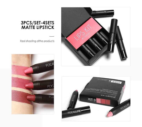 Image of 4 Colors Long-lasting Lipstick