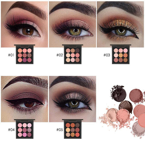 Image of 9 Colors Makeup Eyeshadow Palette