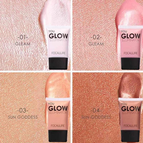 Image of 4 Colors Iluminator Glow Face Highlighter Cream