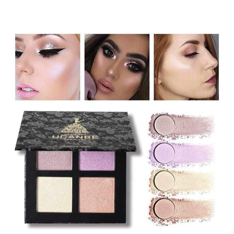 Image of 4 Colors Highlighter Palette