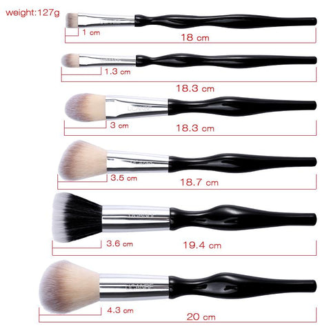 Image of 6pcs Beginner Soft Makeup Brushes Tool