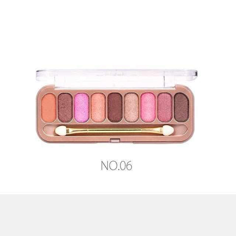 Image of 9 Colors Palette Eyeshadow With Brush