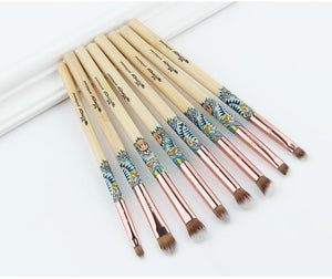 8pcs Bamboo Make Up Brush Set