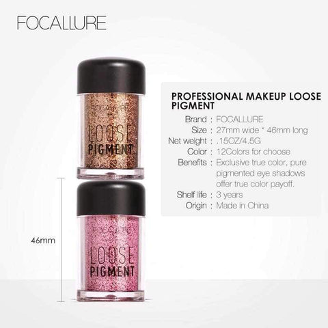 Image of 18 Colors Glitter Eye Shadow Powder