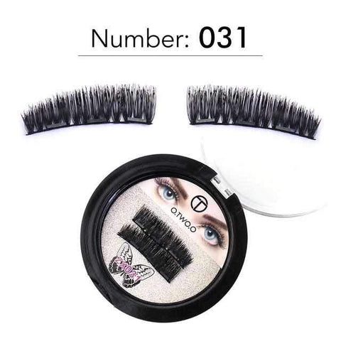 Image of 4pcs/Pair Magnetic Eyelashes 3D