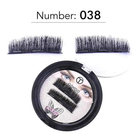 Image of 4pcs/Pair Magnetic Eyelashes 3D