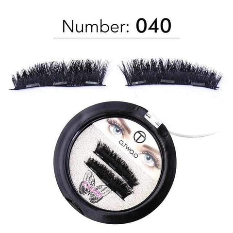 Image of 4pcs/Pair Magnetic Eyelashes 3D