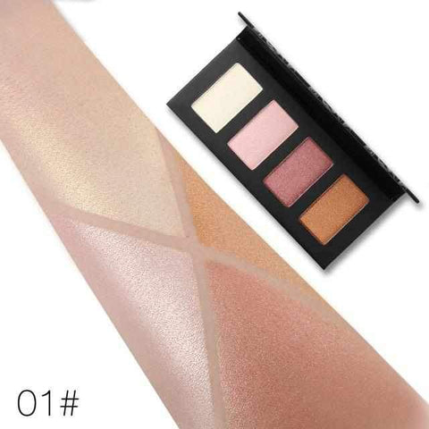 Image of 4 Eye Shadow Highlighter Palette