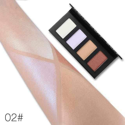 Image of 4 Eye Shadow Highlighter Palette