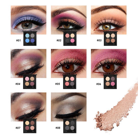 Image of 4 Colors Eyeshadow - Long Lasting