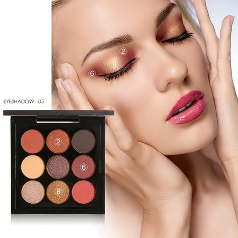 Image of 9 Colors Makeup Eyeshadow Palette