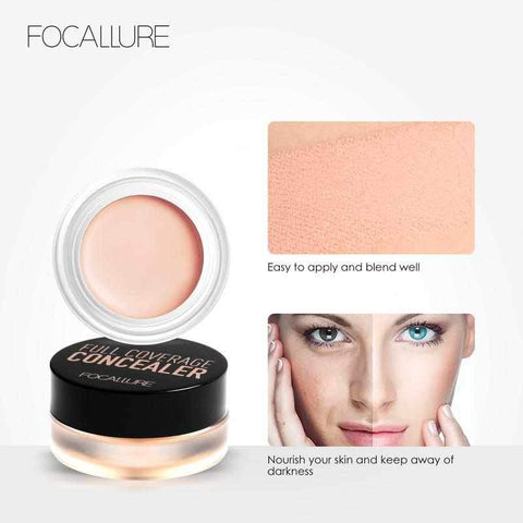 Image of 7 Colors Full Coverage Concealer Cream Makeup Primer