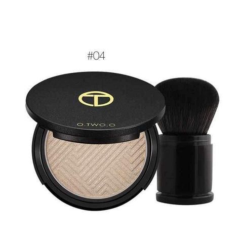 Image of 4 Colors Makeup Brush & Highlighter Set