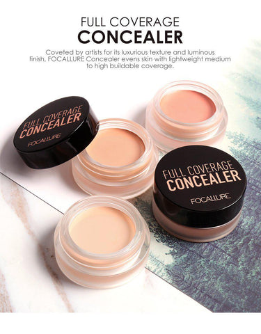 Image of 7 Colors Full Coverage Concealer Cream Makeup Primer