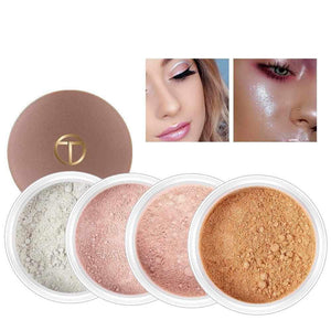 4 Colors Highlighter Loose Powder