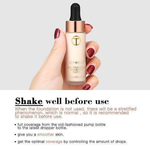 Image of 2 Colors Premium Quality Matte Foundation With Sponge
