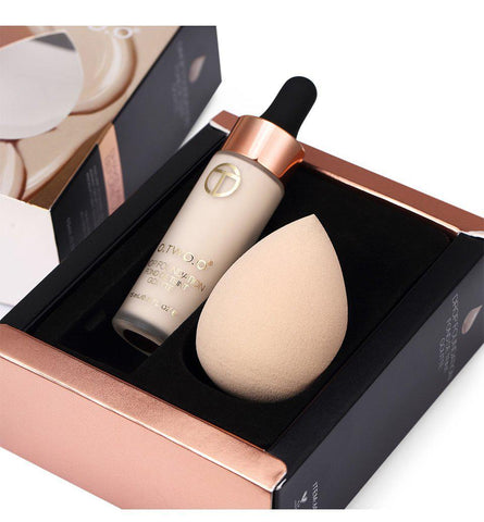 Image of 2 Colors Premium Quality Matte Foundation With Sponge