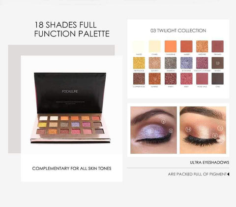 Image of TWILIGHT 18 Highly Pigmented Glitter Eye Shadow
