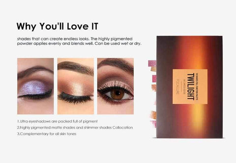 Image of TWILIGHT 18 Highly Pigmented Glitter Eye Shadow