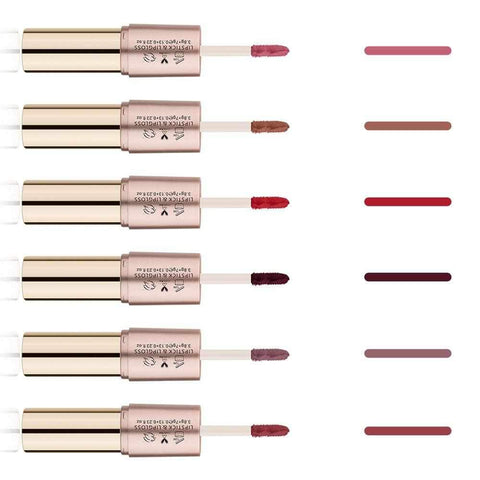Image of 12pcs 2 in 1 Matte Lipstick/Lipgloss