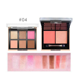 Eyeshadow + 2 Colors Blusher Pallete