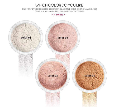 Image of 4 Colors Highlighter Loose Powder