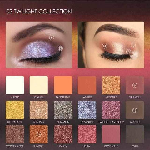 Image of TWILIGHT 18 Highly Pigmented Glitter Eye Shadow
