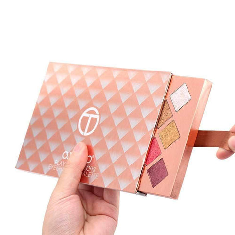Image of Golden 16 Colors Eyeshadow Palette